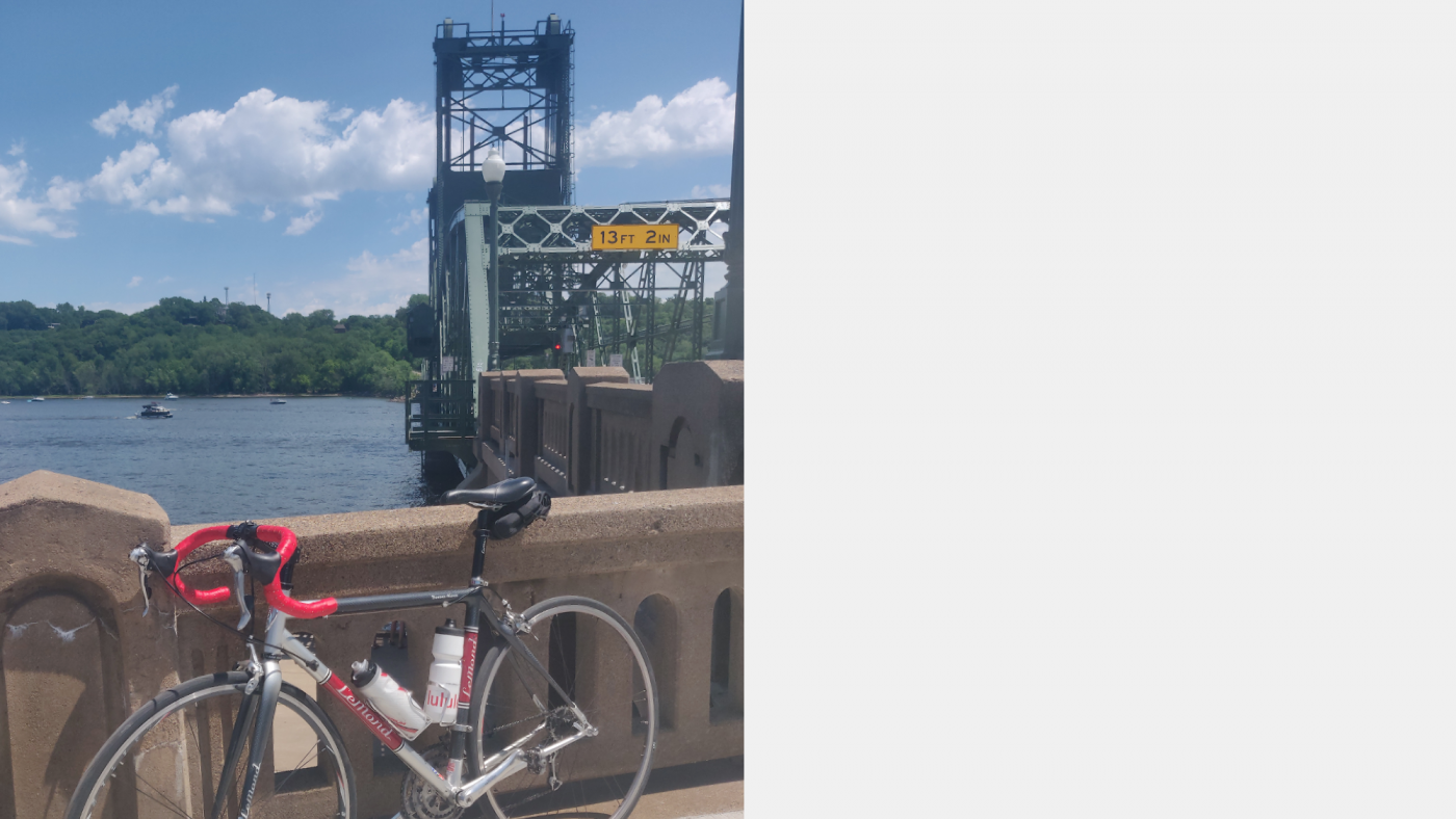 bike and lift bridge